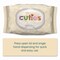 Cuties Premium Wipes, Unscented, White, 72 Wipes, 12PK CR-16413/3/CR-1 - alternate 4