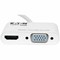 Tripp Lite 6IN MINI DISPLAYPORT TO HDMI VGA 4K ADAPTER CONVERTER CABLE MDP TO HDMI VGA 6INC P137-06N-HV-V2W - alternate 2