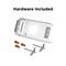 Feit Electric Feit EDGELIT 1 in. H X 6 in. W X 24 in. L White LED Flat Panel Light Fixture FP0.5X2/6WY/WH - alternate 5