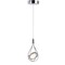 Jonathan Y Orion 5.5" Adjustable Modern Integrated 1-Light Cluster LED Metal Pendant, Chrome JYL7032A - alternate 10
