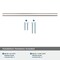 Amerock Versa 8-13/16 inch 224mm Center-to-Center Polished Nickel Cabinet Pull BP36915PN - alternate 2