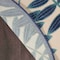 Homeroots 4' Navy Blue And Ivory Round Botanical Leaves Indoor Outdoor Area Rug 546638 - alternate 7