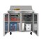 Koolmore 36 in. Commercial 2 Door Refrigerated Sandwich Prep Table 10 Pan Capacity and 11  Cu. Ft. of Storage KM-PTR36-2D - alternate 4