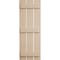 Ekena Millwork Rustic Three Board Spaced Board-n-Batten Rough Cedar Faux Wood Shutters, 17 1/2W x 84H, PR SHUBSS17X84RCPR - alternate 13