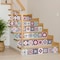 Homeroots 12" X 12" Vintage Turq Blush and Mauve Peel and Stick Removable Tiles 556403 - alternate 5