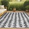Jonathan Y Andratx Modern Tribal Geometric Ivory/Black 3 ft. x 5 ft. Indoor/Outdoor Area Rug SMB126D-3 - alternate 1