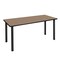 Regency Kee Training Seminar Table, 72 in W, 24 in L, Noble Oak MT7224NOBPBK - alternate 1
