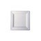 Kitch 24/7 Disposables White Square Molded Fiber Plate, 8 inch, 500PK KC-8X8P-NPAW - alternate 1