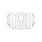 Blanco Stainless Steel Sink Grid (Valea 27 Single) 235913 - alternate 1