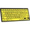 Logickeyboards XLPRINT BLUETOOTH BLK ON YLW P LKB-LPBY-BTPC-US - alternate 3