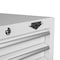 Viper Tool Storage 26-Inch 5-Drawer Rolling Tool Cabinet with Bulk Storage, White RG2605WHLL - alternate 3
