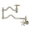 Kingston Brass Wall Mount Pot Filler Faucet, Brushed Nickel KS2108NX - alternate 1