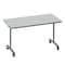 Correll Rectangle Premium Sit To Stand HPL Flip Top Table, 60 in W, 28 in to 38 in H, Particleboard Top FTS3060-15-14-13 - alternate 1