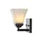 Jonathan Y Staunton 5" 1-Light Farmhouse Cottage Metal LED Vanity Light w/Frosted Glass Shade, Oil Rubbed Bronze JYL7522A - alternate 6