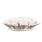 Homeroots 9" Off White Ceramic Flower Hanging Dimensional Sculpture 401280 - alternate 4