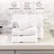 Lavish Home 6PC Bathroom Towels Set 100% Cotton Bathroom Accessories Soft Towel Set for Shower, Gym, Dorm, Spa 67-0035-WHT - alternate 2