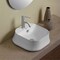 Whitehaus Collection Britannia Square Above Mount Basin with Single Faucet Hole Drill B-SH07 - alternate 3