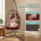 Serenelife Egg Chair with Stand SWC888R - alternate 4