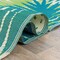World Rug Gallery Tropical Floral Reversible Plastic Area Rug 4 ft x 6 ft Green 6051GREEN4X6 - alternate 4