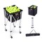 Vevor Tennis Ball Hopper Basket Teaching Tennis Ball Cart with Wheels 180 Balls XLDD-BC180 - alternate 1