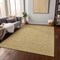 Homeroots 8' X 10' Gold Black And Beige Geometric Washable Indoor Outdoor Area Rug 596737 - alternate 8