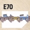 Oregon PowerCut 20 in. Chainsaw Chain 70 links E70 - alternate 3