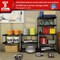 Shuntong Atlas 5-Tier 30 in.W x 12 in.D x 60 in.H Heavy Duty Shelving Load 2500 Lbs, Wire Deck, Dark Grey B-ATLAS301260-5D500 - alternate 5