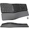 Delton Wireless Ergonomic Keyboard -  Black KB250 - alternate 1
