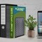 Acrimet Steel Metal Bookends for Shelves, Heavy Duty, for Large books, (Black with Silver), 2PK 298 - alternate 8