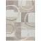 Homeroots 9' X 12' Ivory And Beige Geometric Washable Indoor Outdoor Area Rug 612585 - alternate 3