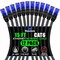 Maximm 15ft Braided Cat6 Ethernet Cable, 12PK, Black, 12PK CAT6BRD-12PK-BK-15FT - alternate 1