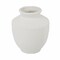 Homeroots 16" White Terracotta Round Jug Vase 568850 - alternate 3