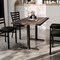 Flash Furniture Bennett 30 in x 48 in Solid Wood Indoor Tabletop in Dark Brown with Dual 5 in x 22 in Dining GSF-REC3048-DKBRN-T0522-GG - alternate 8