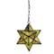 Jonathan Y Stella 12" Moravian Star Metal/Clear Glass LED Pendant, Oil Rubbed Bronze/Yellow Mercury Glass JYL9072D - alternate 7