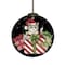 Homeroots Christmas Cat with Presents Hand Painted Mouth Blown Glass Ornament 477533 - alternate 1