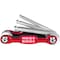 Performance Tool 3 pc. Hex Key Set, Star Key, Foldable, Color Coded W80291 - alternate 3