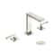 Symmons Duro Widespread Two-Handle Bathroom Faucet with Push Pop Drain Assembly (1.0 GPM) SLW3612STNPP - alternate 1