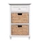 Happimess Malibu 26"H Rustic Handcrafted Water Hyacinth and Acacia Wood Accent Storage Nightstand w/Drawer an SHF2007W - alternate 7
