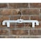 Nahanco 14in White Hi- Impact Plastic Heavy Weight Skirt/Pant Hanger w/ Long Hook and Plastic Clips., 100PK 1600PCLH - alternate 4