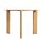 Homeroots 42" Natural Solid Wood Three Leg Base Round Top Dining Table 712209 - alternate 5