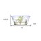 Homeroots 10" Clear and Green Palm Tree Acrylic Round Salad Bowl 520904 - alternate 6