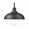 Z-Lite RLM 1-Light Outdoor Wall Light, 14 in W x 15.5 H, Sand Black 5026B-BK - alternate 7