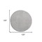 Homeroots 10' Gray And Silver Round Indoor Outdoor Area Rug 545485 - alternate 6