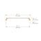 Richelieu 10 1/8 in (256 mm) Center-to-Center Champagne Bronze Contemporary Cabinet Pull BP7348256CHBRZ - alternate 6