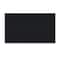 Ghent Fabric Bulletin Board, Satin Aluminum Frame, 4’H x 10’W, Black AT410F95 - alternate 1