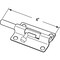 Prime-Line Door and Gate, Slide Barrel Bolt Latch 4 inch with Screws, Galvanized with Brass Bolt and Knob U 117573 - alternate 4