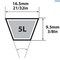 Mitsuboshi V BELT 5/8 IN. X 61 IN. 5L610A - alternate 4