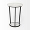 Homeroots 25" Black And White Marble End Table 380684 - alternate 6