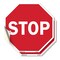 Signmission Stop, 4 inch X 4 inch, Vinyl Decal, 2PK OC-D-2PACK-4-71 - alternate 1