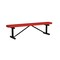 Leisure Craft Leisure Craft 6 FT Outdoor Bench without Back, Portable, Red B6XPP-RED - alternate 1